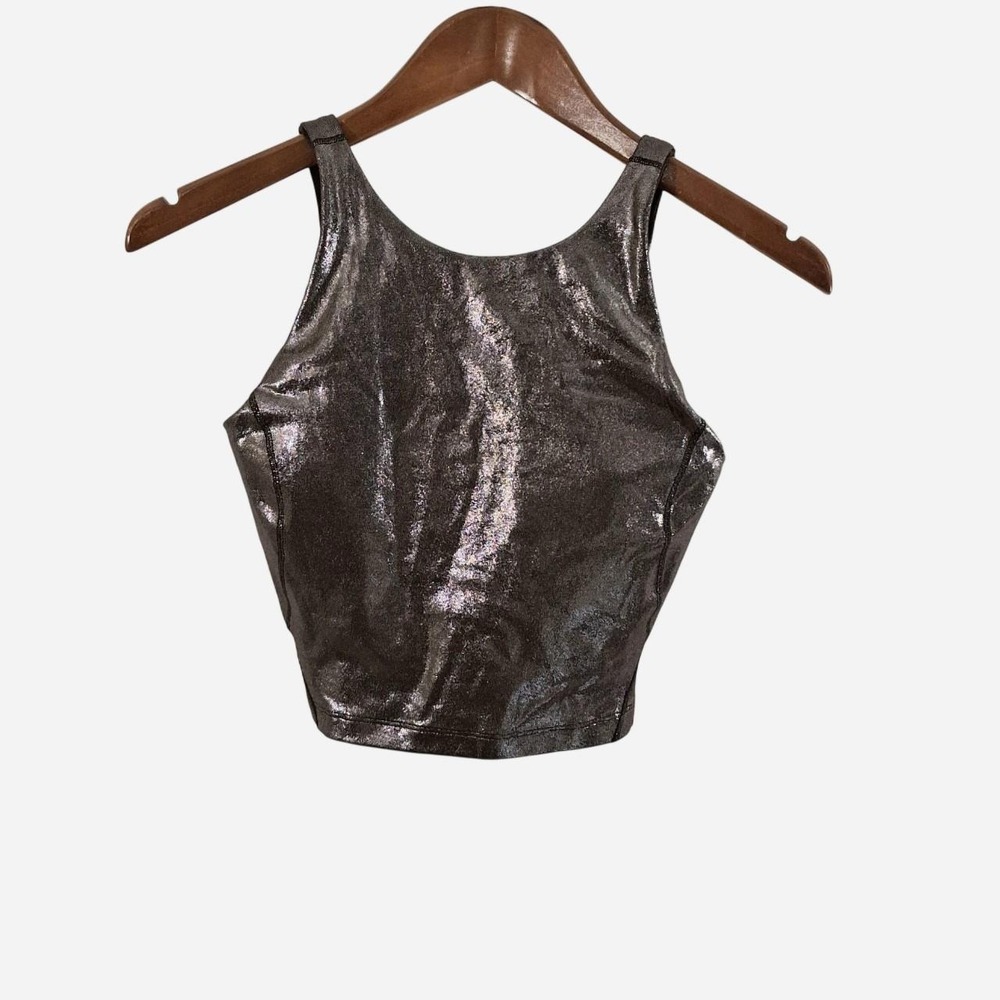 Lululemon Align High Neck Radiate Foil Tank Top Size 4